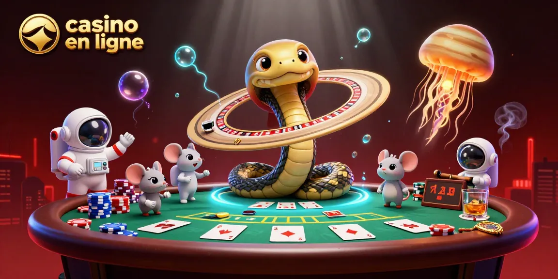 Les astronautes parient sur une roulette cosmique dans un casino en ligne captivant.