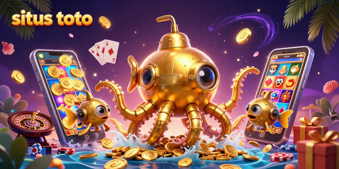 Menangkan peluang Anda di situs toto dengan ilustrasi 3D yang menarik dan elemen permainan yang beragam.