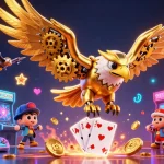 Experience the thrill of bancarong with vibrant 3D casino elements and dynamic characters.