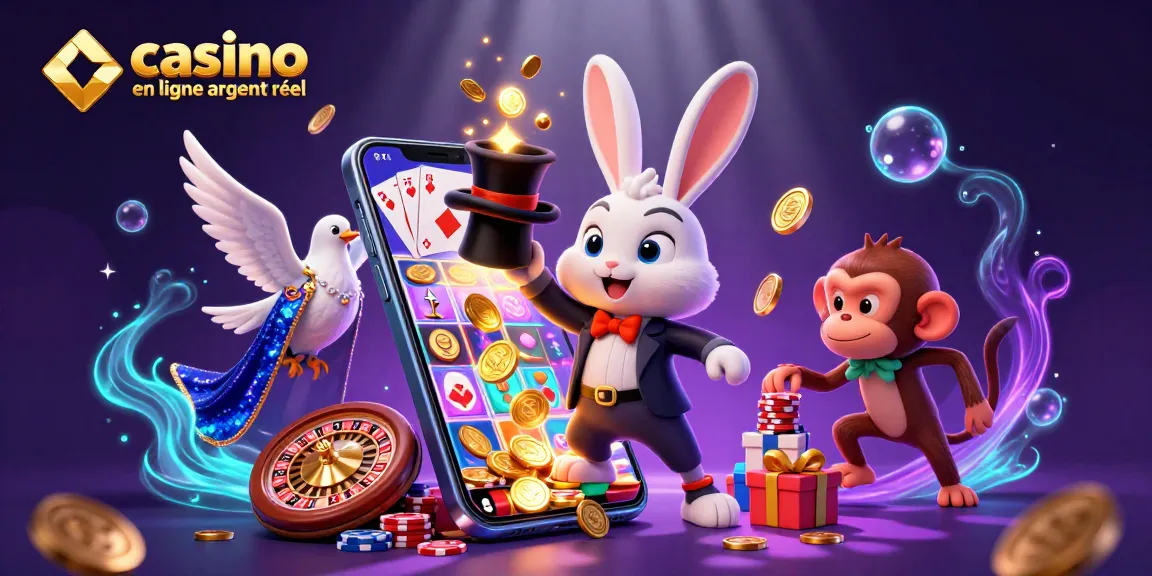 Expérimentez le frisson du casino en ligne argent réel avec un magicien et ses joyaux.