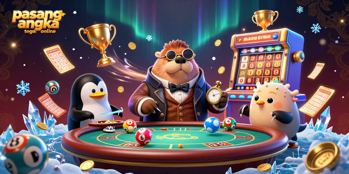 Experience excitement with pasang angka togel online as our characters engage in thrilling lottery gameplay.
