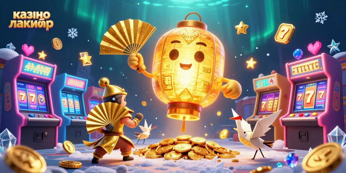 Engage with the magical world of казино лакибир as you encounter a 3D golden lantern spirit and arcade game adventures.