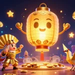 Jouer au casino en ligne avec un esprit lanternes dorées illuminant une ambiance de jeu dynamique.