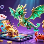 Experience the vibrant world of online casino buitenland with a magical sea dragon and colorful gambling elements.