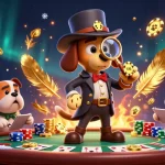 Un jeu captivant de casino en ligne avec des personnages d'animation et des éléments de poker.