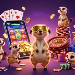 Trouvez des jeux fascinants de casino en ligne avec des suricates gérant un casino coloré et amusant.