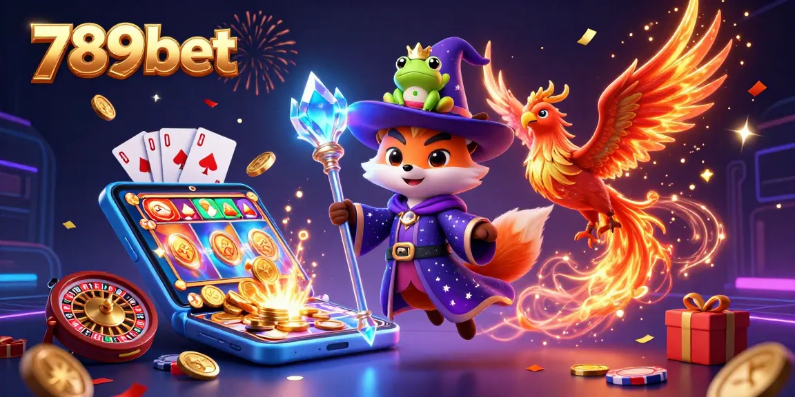 Experience thrilling gameplay with 789bet's enchanting gaming scene featuring a mystical fox and phoenix.
