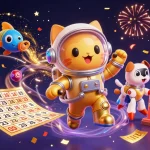 Score808 offers thrilling lottery excitement with vibrant lottery balls and festive visual elements.