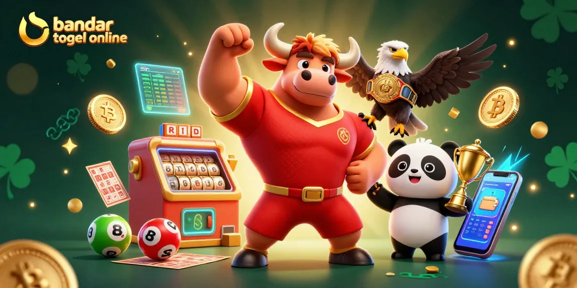 Win big with bandar togel online lottery games featuring exciting characters and vibrant crypto elements.
