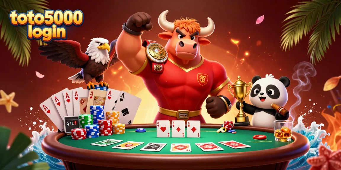 Win big with exciting toto5000 login gaming featuring a dynamic casino scene.