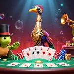 Experience vibrant gaming at online casino buitenland featuring unique characters and poker elements.