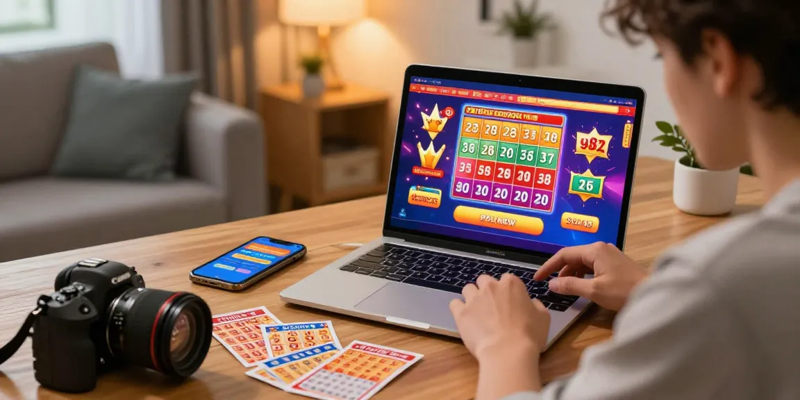Raja togel dalam pengalaman perjudian online yang nyaman dengan layar laptop dan tiket lotere.