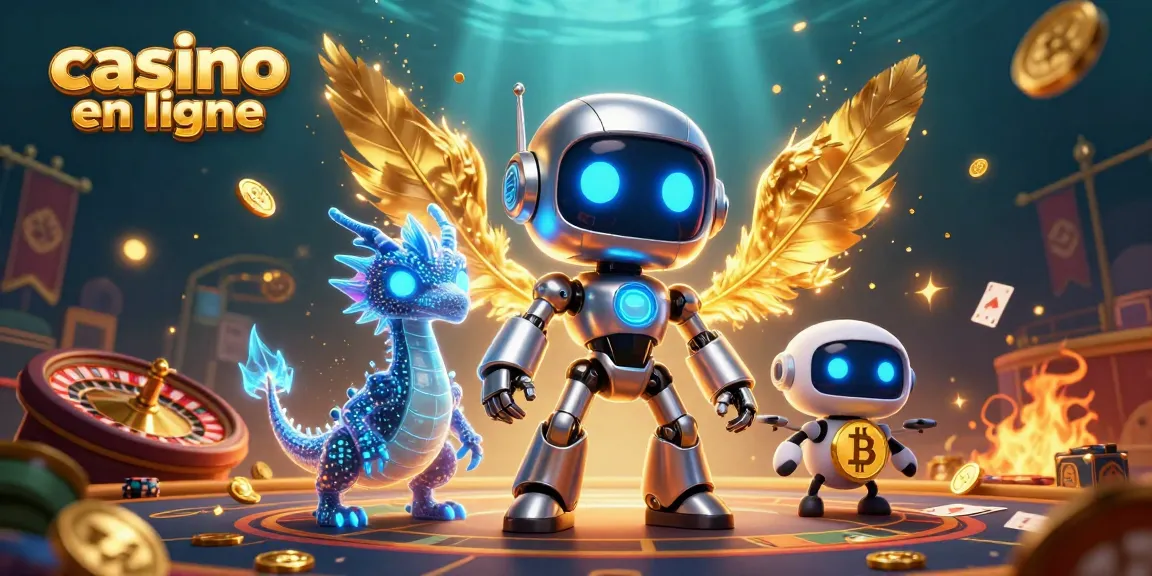 Jouer à casino en ligne dans une scène dynamique avec des personnages animés et des éléments de casino