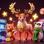 Engage in thrilling HHBD gaming with vibrant 3D characters and exciting casino elements.