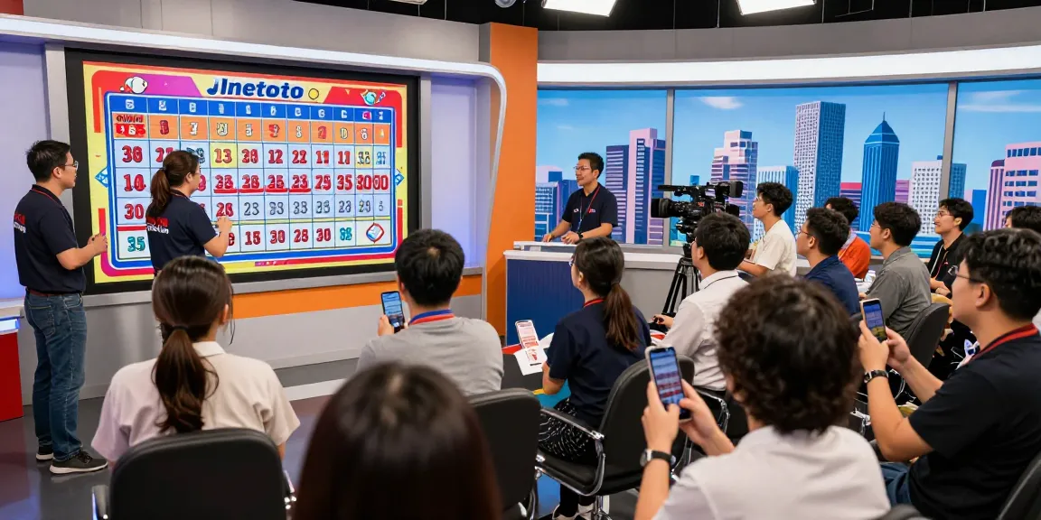 Exciting jnetoto live draw event capturing participants eagerly watching real-time lottery results.