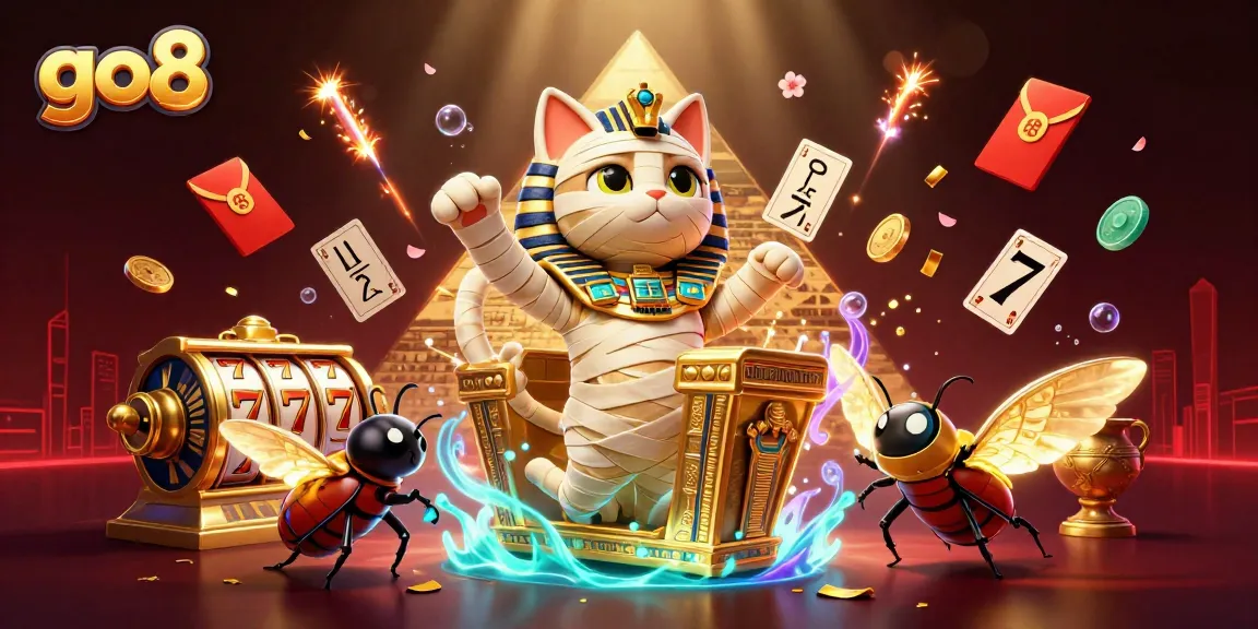 Experience the excitement of go8 at an online casino with vibrant characters and dynamic gaming elements.