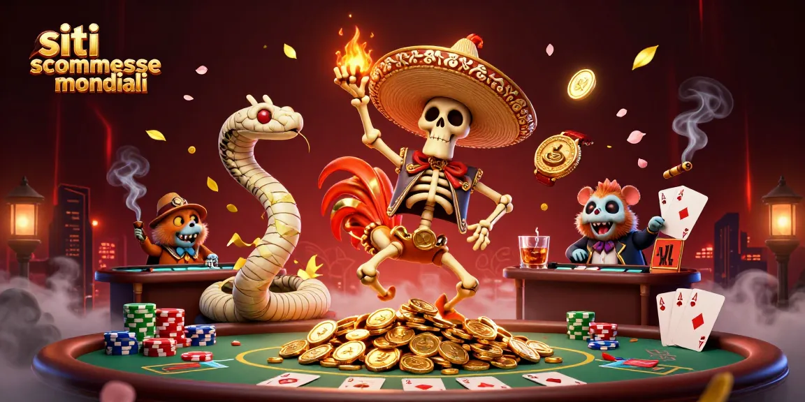 Scopri i migliori siti scommesse mondiali mentre il gallo mariachi celebra su pile d'oro