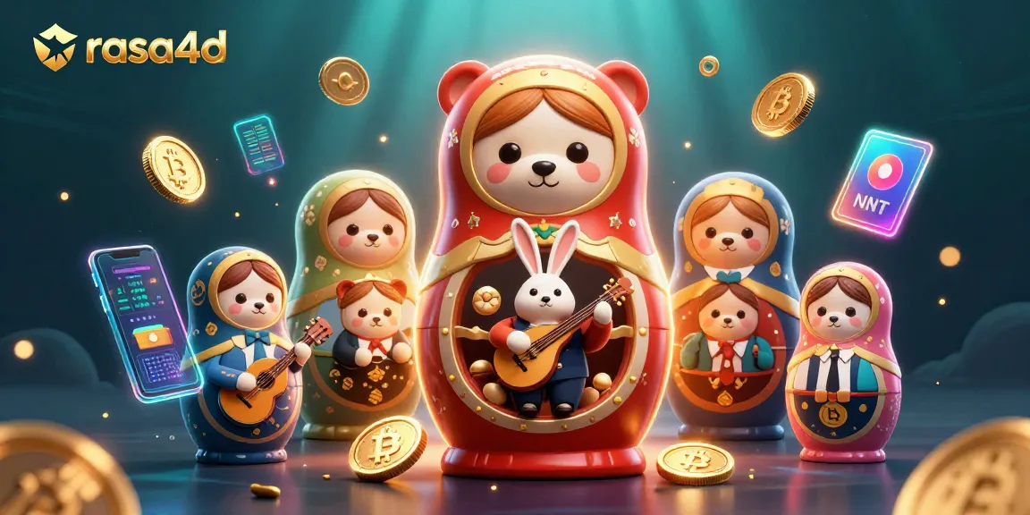 Saat bermain, rasa4d menghadirkan suasana kasino dengan beruang Matryoshka 3D yang menawan dan elemen kripto hidup.