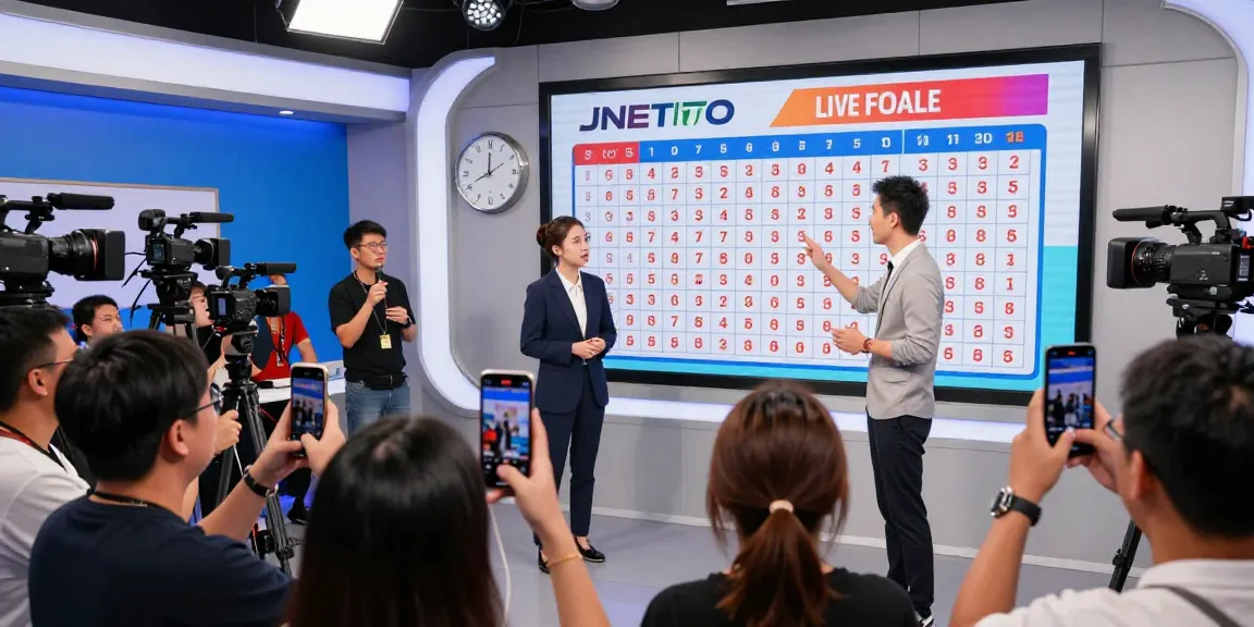 JNETOTO live draw event showcasing real-time Macau 4D results with excited participants