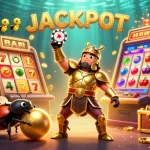 Celebrate victories at 123B with a 3D illustration showcasing gaming excitement and jackpot triumph.