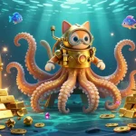Experience thrilling gameplay at OKFUN with a vibrant underwater scene featuring dynamic casino elements.