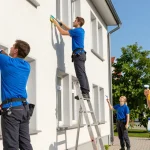 Fassadenreinigung Bad Hersfeld durch professionelles Team mit umweltschonenden Mitteln.