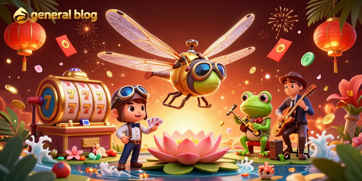 Engage with the general blog on exciting casino adventures featuring a dragonfly pilot and frog croupier.