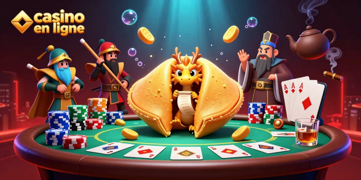 Jouez dans un casino en ligne avec une fortune en or, des dragons sages et des guerriers en garde