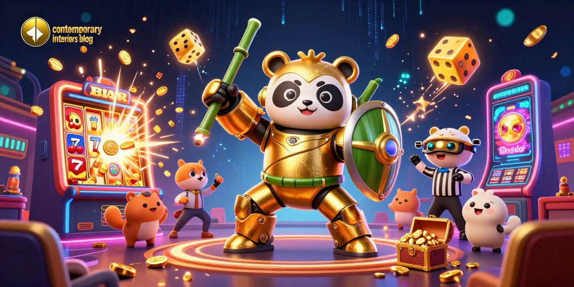 Engaging illustration from contemporary interiors blog showcasing exciting casino gameplay with vibrant elements.