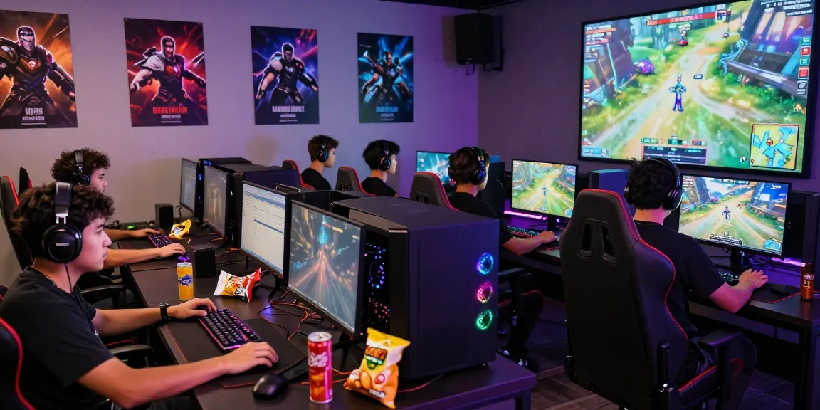 Pengalaman gaming luar biasa di https://www.acdctees.com dengan gamer beragam fokus pada layar permainan tanpa lag.