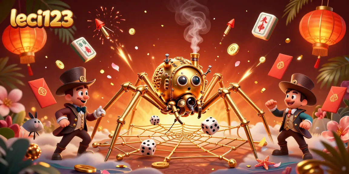 Engage with leci123's exciting gaming experience, featuring vibrant casino elements and a dynamic ambiance.