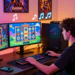 Experience Sweet Bonanza gameplay in a lively online gaming environment filled with vibrant colors and engaging elements.