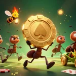 Experience the thrill of world cup 2026 with intense poker and casino action in a whimsical heist scene.
