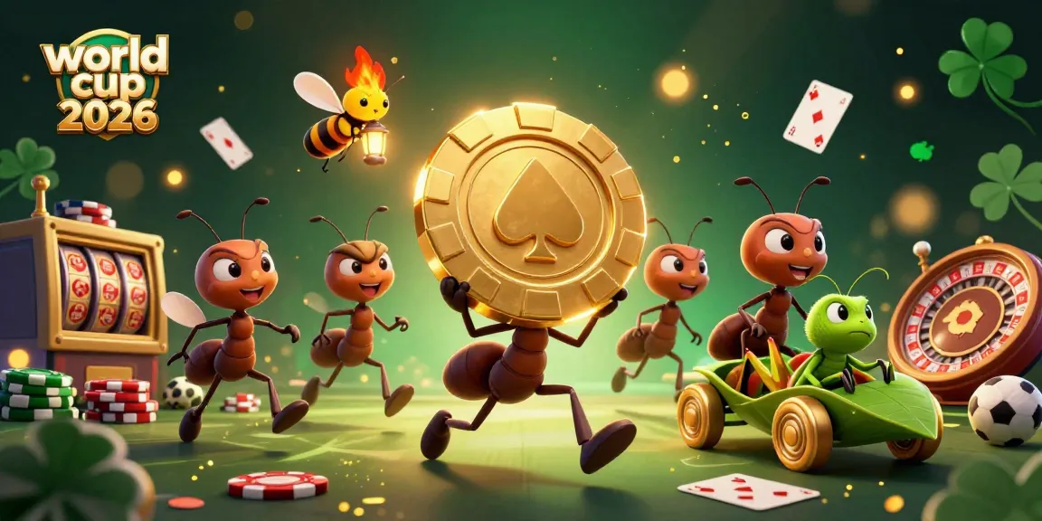 Experience the thrill of world cup 2026 with intense poker and casino action in a whimsical heist scene.