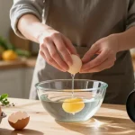 Pengujian kesegaran telur menggunakan teknik Egg Float Test di dapur, https://www.eggfloattest.com/contact sebagai panduan praktis.
