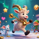 Les gremlins elfes volent des jetons au casino en ligne aux côtés du Krampus effrayant.
