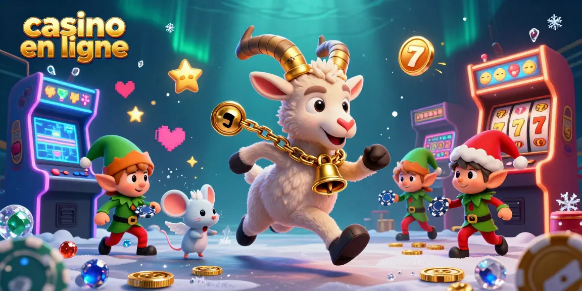 Les gremlins elfes volent des jetons au casino en ligne aux côtés du Krampus effrayant.