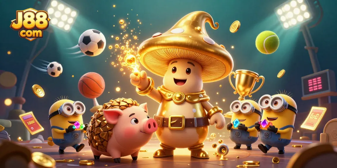 Experience the thrill of winning with J88 com as the golden mushroom wizard transforms the gaming world.
