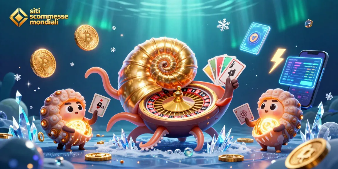 Siti scommesse mondiali: esamina i migliori bookmaker in un'illustrazione dinamica e colorata.