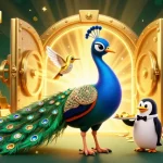 Spin and win with the vibrant winlive4d characters in this lively casino scene.