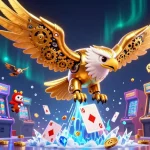 Retrouvez l'excitation des jeux avec notre illustration 'casino en ligne' pleine de couleurs et de détails.