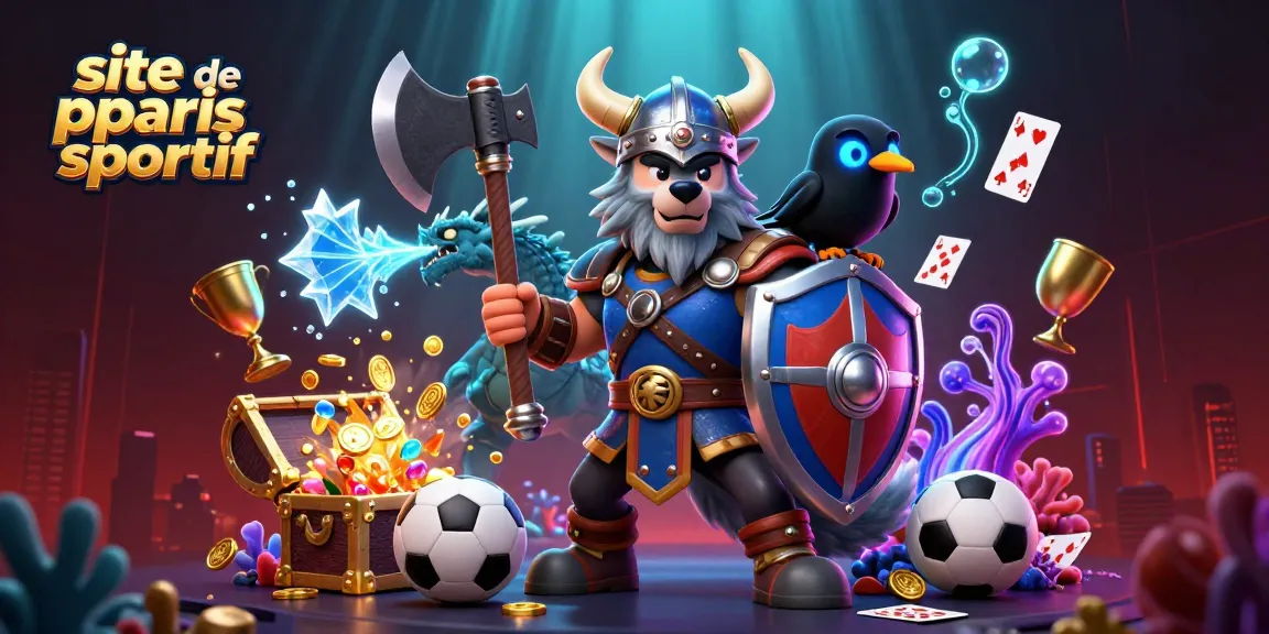 Pariez sur le site de paris sportif avec un guerrier loup viking et un dragon.