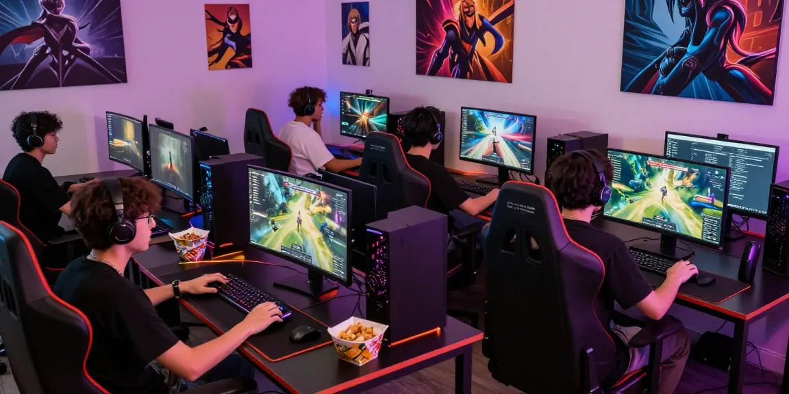 Exciting gaming community scene showcasing diverse players engaged with CIKA4D platform.