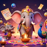 Venez découvrir les jeux captivants dans un casino en ligne avec une ambiance festive et colorée.