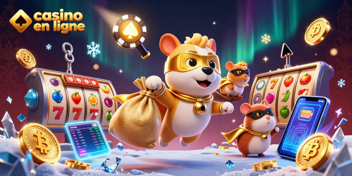 Découvrez le monde captivant du casino en ligne à travers une illustration dynamique de nos héros 3D.