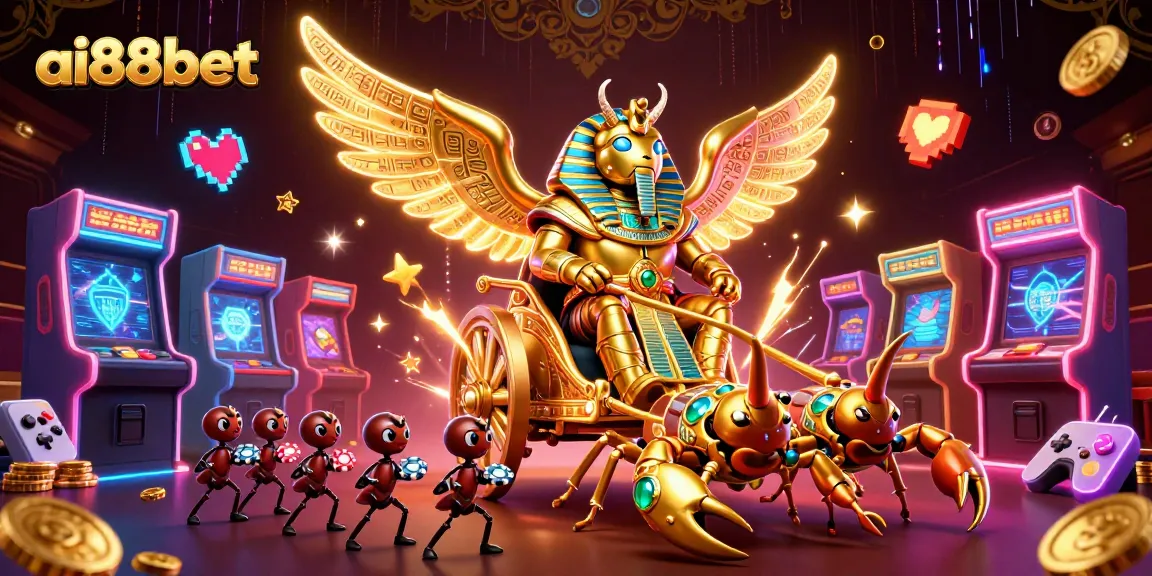 Experience the thrilling world of ai88bet with a vibrant 3D casino scene full of excitement.