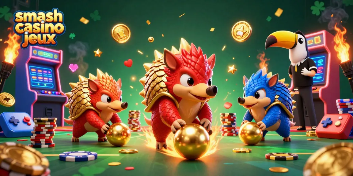 Profitez des jeux smash casino jeux avec des pangolins rivaux et des machines vibrantes