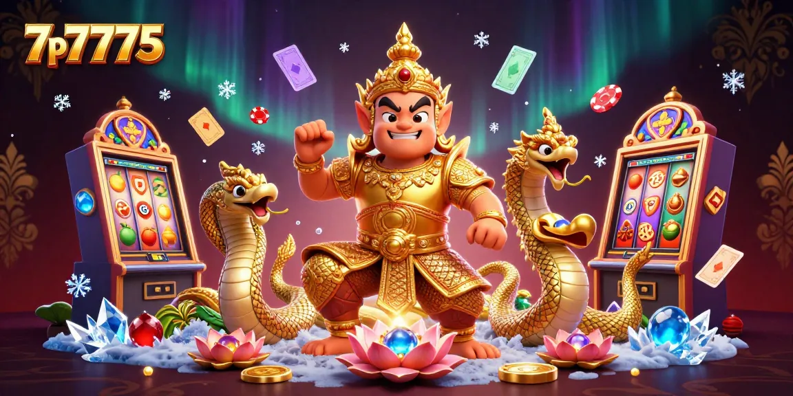 Experience winning excitement with the immersive 7p7775 casino gaming scene showcasing vibrant slot machines and characters.