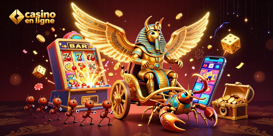 Découvrez les meilleures options de casino en ligne avec un scarabée doré et des machines à sous dynamiques