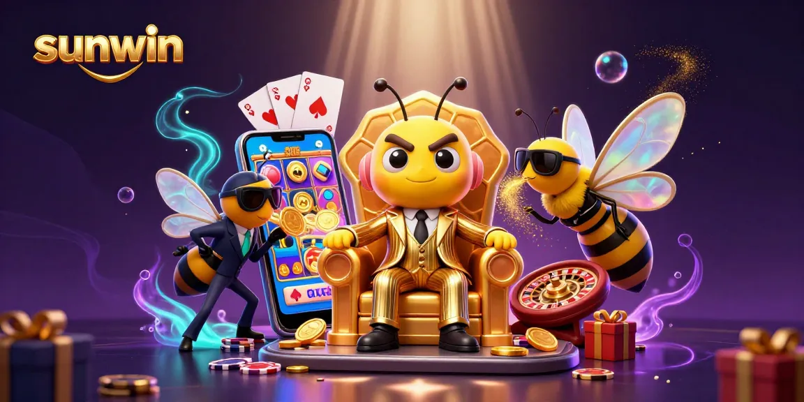 Experience thrilling gameplay with sunwin featuring a bumblebee mob boss in a dynamic casino scene.